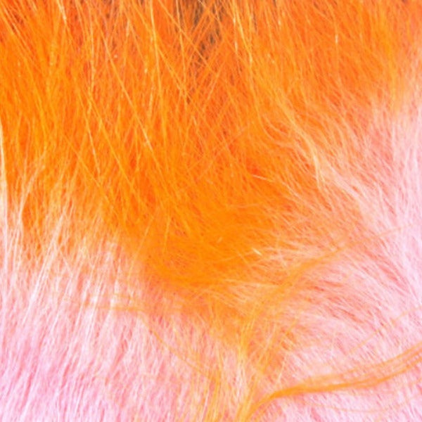 Hareline Two-Tone Rabbit Flesh Strips