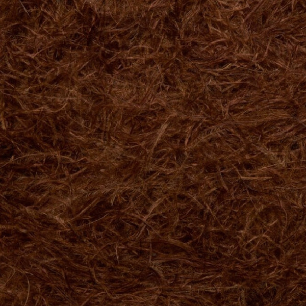 Brown color Fulling Mill CDC Dubbing fly tying material, close up.
