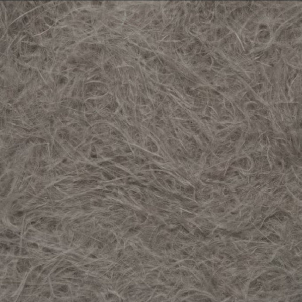 Light grey dun color Fulling Mill CDC Dubbing fly tying material, close up.