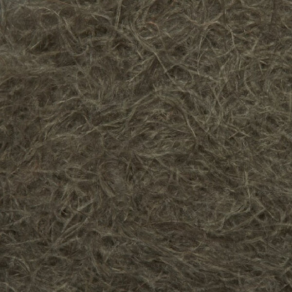 Natural grey color Fulling Mill CDC Dubbing fly tying material, close up.