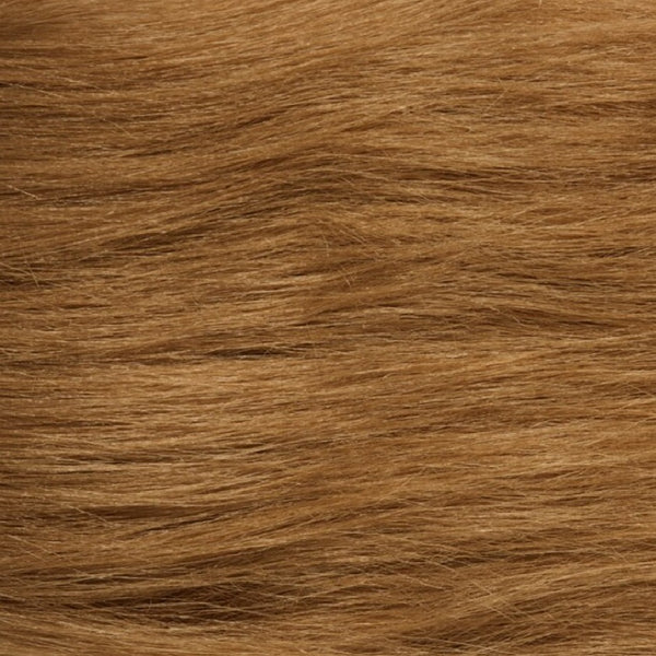 Close up of tan color Fulling Mill Salty Craft Fur fly tying material.