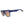 A pair of navy-colored Goodr BFG Electric Beluga Boogaloo Polarized Sunglasses with brown gradient lenses on a white background.