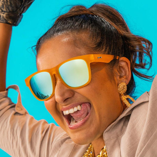 Goodr BFG Gold Digging with Sasquatch Polarized Sunglasses