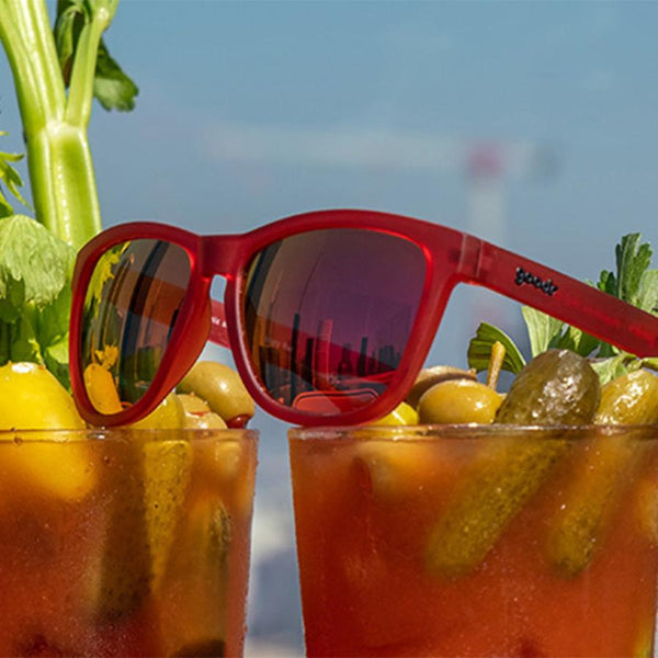 Goodr OG Phoenix at a Bloody Mary Bar Polarized Sunglasses