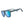 Goodr OG Silverback Squat Mobility Sunglasses with blue lenses and gray frame on a white background.