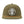 Loden green Grundens Deadstick Rope Trucker Hat with white skull design on front, on a white background.
