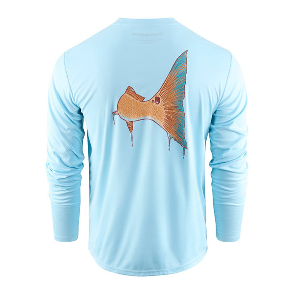 Grundéns Men's Chasing Tails Long Sleeved UPF Tech Tee