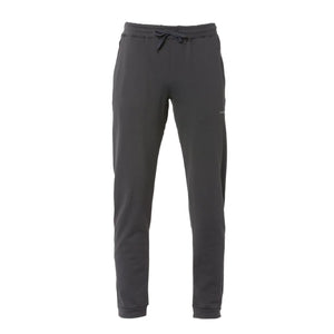 Front of the black Grundens Men's Grundies Thermal pant on a white background.