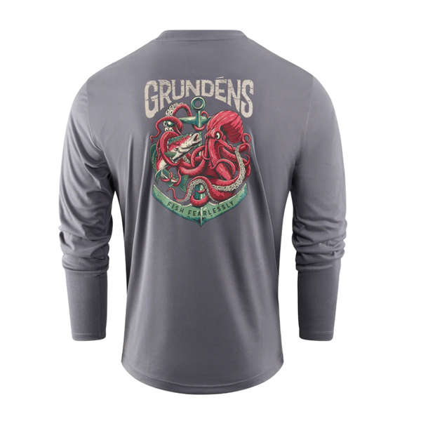 Grundéns Men's Octo-Trout Long Sleeved UPF Tech Tee
