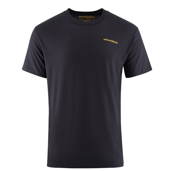 Grundéns Men's Ursa Major Short Sleeved Tee in black on a white background.