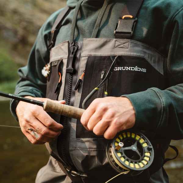 Grundéns Men's Vector Zip-Front Stockingfoot Wader