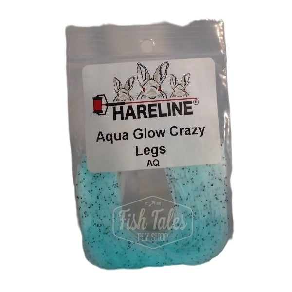 Hareline Aqua Glow Crazy Legs