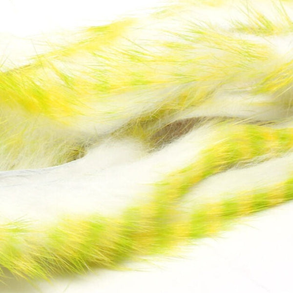 Hareline Barred Polychrome Rabbit Strips