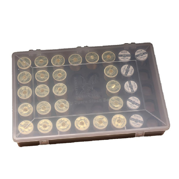 Hareline Fly Tyers Thread Spool Stash Box