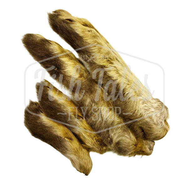 Hareline Snowshoe Rabbit Feet