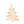 A tree shaped wooden ornament over a white background.