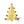 A tree shaped wooden ornament with trout flies around the edge and 