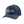 Navy and blue trucker hat with 'HUK' logo on a white background.