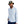 Man wearing a light blue Huk KC Camouflage Men's Airweight 1/4 Zip long-sleeve shirt on a white background