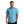 front view of a man wearing a tiki beach print marine blue color huk fishing men's kona button down short sleeve shirt on a white background