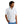 front view of a man wearing an upstream print white huk fishing men's kona button down short sleeve shirt on a white background