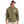 Person wearing a moss green Huk TighLine hoody with graphic on the front left, over a white background.