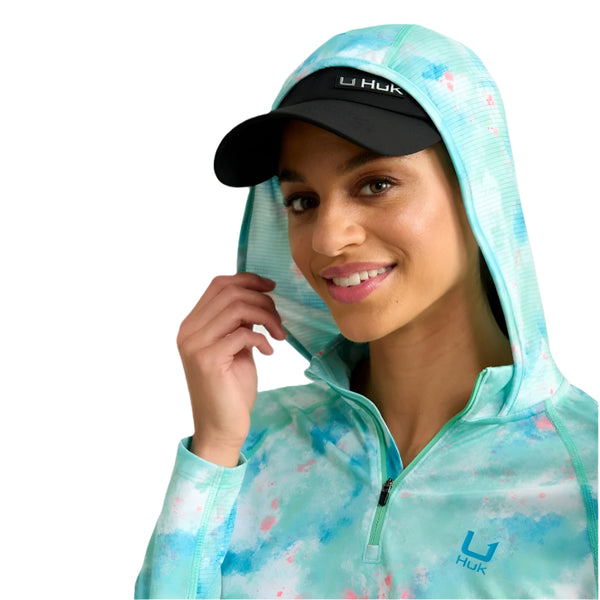 Huk Women's Icon Long Sleeved UPF Sun Hoody
