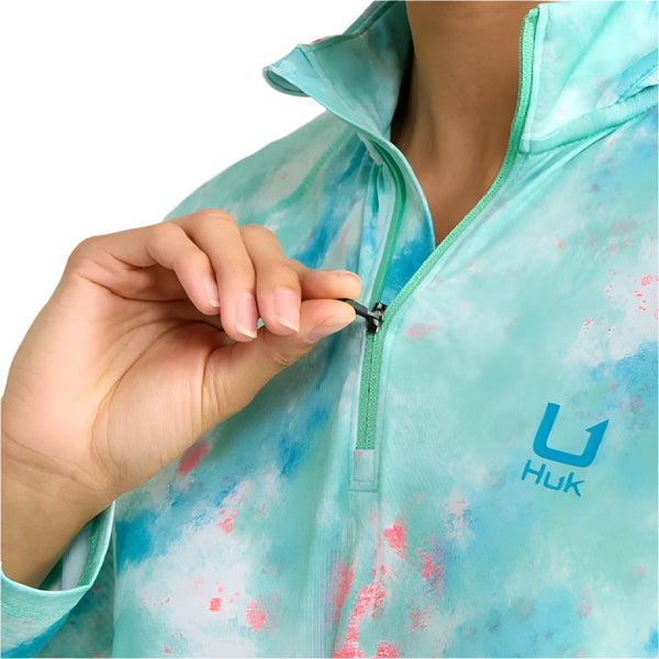 Huk Women's Icon Long Sleeved UPF Sun Hoody