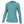 front view of a marine blue huk fishing womens waypoint performance long sleeved sun hoody on a white background