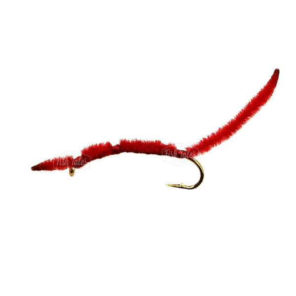 JT Flies Chenille Worm Unweighted Fly