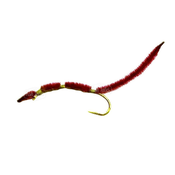 JT Flies Chenille Worm Unweighted Fly