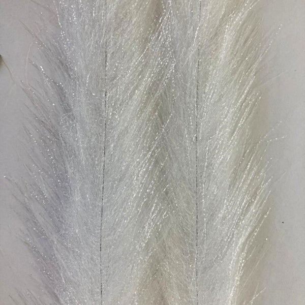 Ice white pair of Just Add H2O Mimic Faux Feather Brushes on a white background.