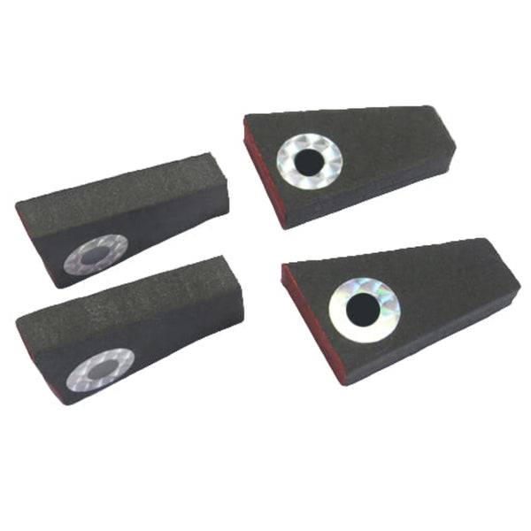 Collection of Just Add H2O NYAP Foam Popper Bodies in black on a white background.