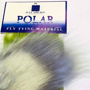 A group of Just Add H2O Polar Fiber in various natural colors over top of a packaged variant, on a white background.