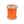 a single spool of fluorescent orange lagartun mini flatbraid fly tying material on a white background 