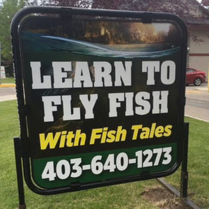 A letter sign with 