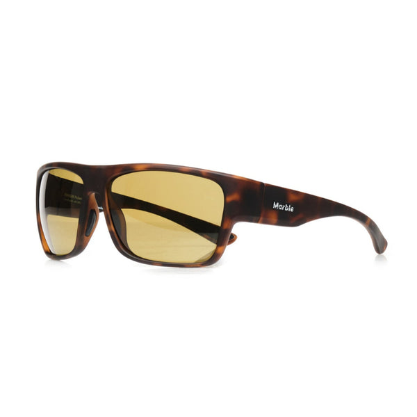 Marble Fishing Chasm Polarized Sunglasses on a white background.