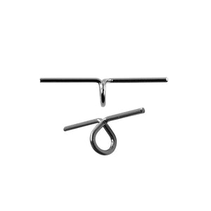 MFC Big Game Shanks with Dropper Loop for fly tying shown from two different angles, on a white background.