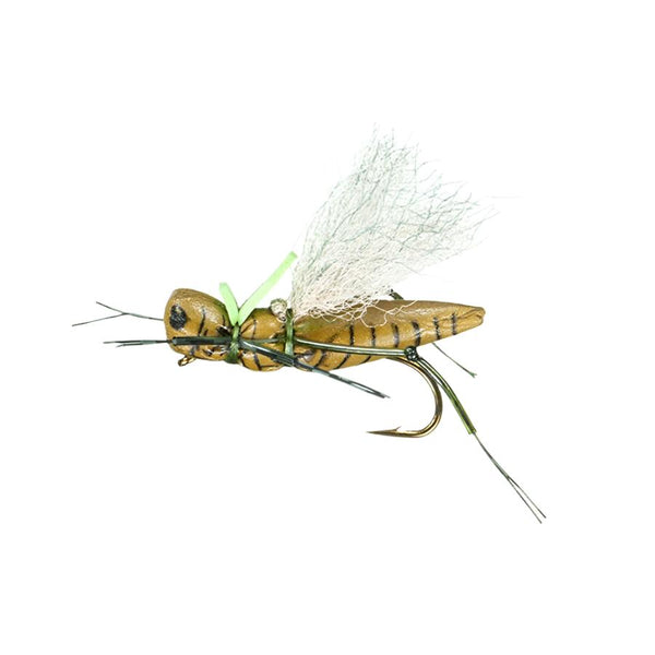 MFC Flies KK's Henneberry Hopper Foam Dry Fly