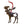 A Moose Silhouette MK Steel Canadian Animals ornament in dark steel with a leather hanger, in the shape of a male moose with a maple leaf cutout.