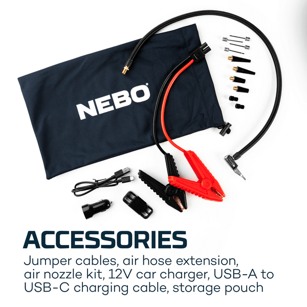 NEBO Power Assist Air Jump Starter