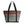 Orvis Adventure Tote Bag with a rainbow trout pattern showing back side with pocket on a white background.