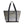 Orvis Adventure Tote Bag with a tarpon pattern showing back side with pocket on a white background.