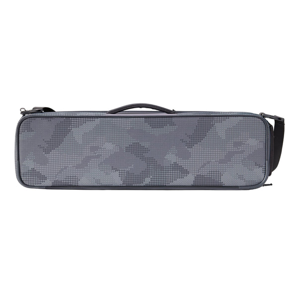 Back side of the Steel Camo color, regular size Orvis Carry It All Fly Fishing Travel Bag on a white background.