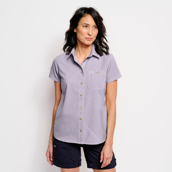 Orvis Women's Tech Chambray Short Sleeved Work Shirt (Clearance)