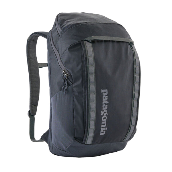 32 Liter Patagonia Black Hole Backpack in smolder blue color with the brand logo visible on the back over a white background.