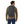 A person wearing the 32 Liter Patagonia Black Hole Backpack in smolder blue color with the brand logo visible on the back over a white background.