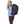 A person wearing the 32 Liter Patagonia Black Hole Backpack in smolder blue color with the brand logo visible on the back over a white background.