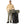 Man holding a basin green Patagonia Black Hole Fly Fishing Rod Case on top of a Black Hole rolled duffel, on a white background.