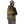 Man wearing a basin green Patagonia Guidewater Hip Pack with a fishing net on a white background.